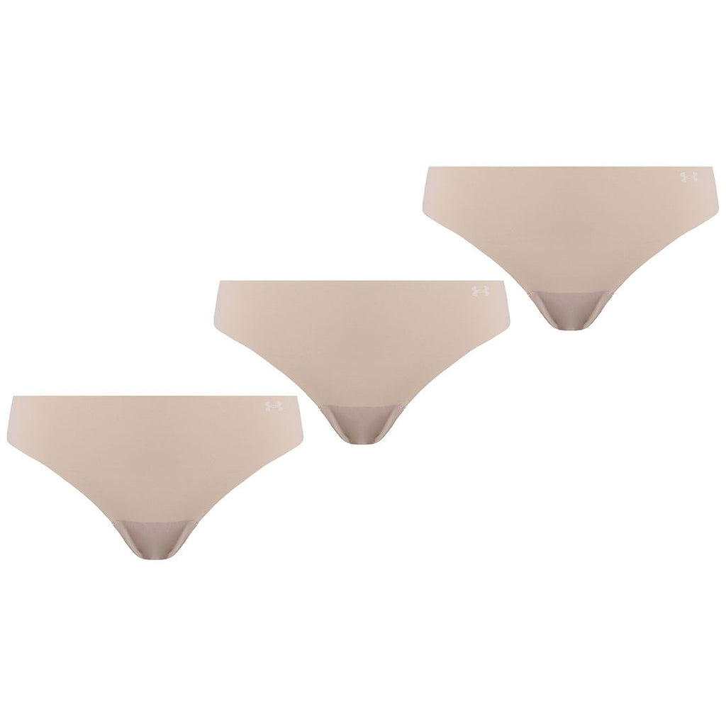 Under Armour 3-Pack Womens Beige PS Thong