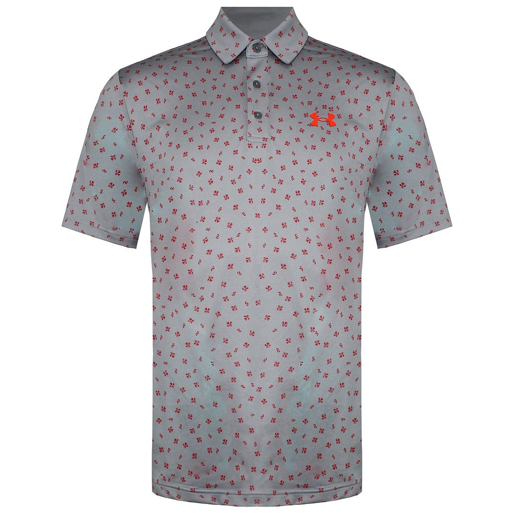 Under Armour Playoff 2.0 Mens Grey Polo Shirt