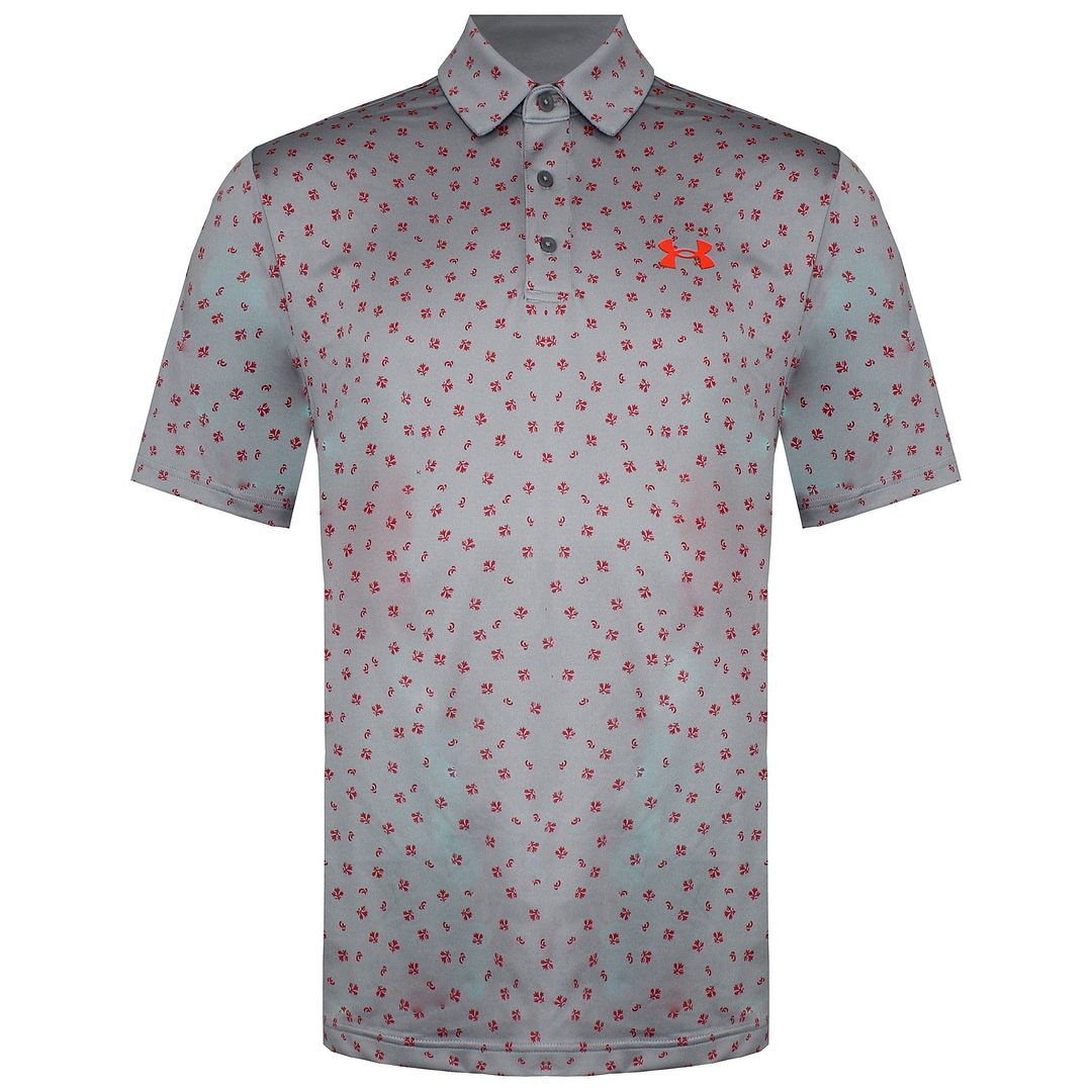 Under Armour Playoff 2.0 Mens Grey Polo Shirt