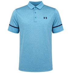 Under Armour Playoff 2.0 Mens Blue Golf Polo Shirt