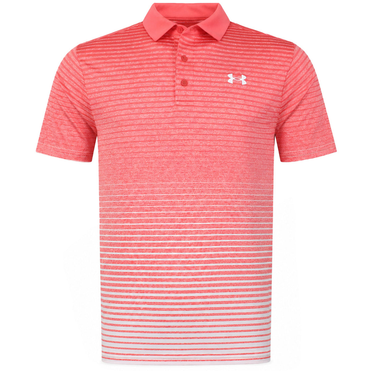 Under Armour Playoff 2.0 Mens Orange Golf Polo Shirt