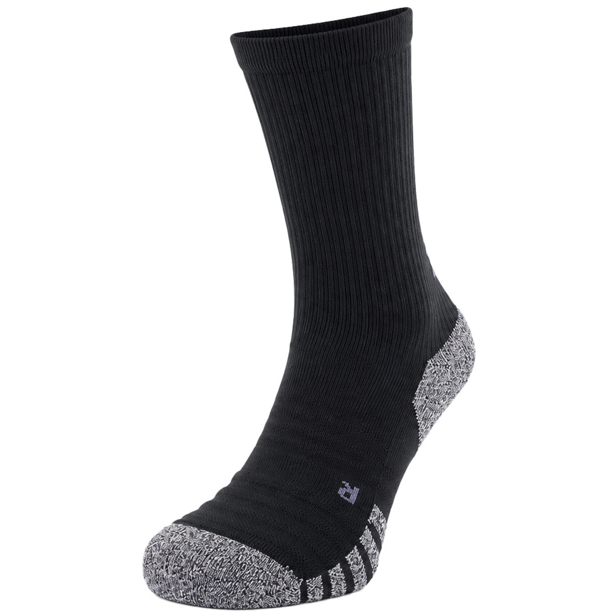 Under Armour 1-Pack Grip Mens Black Crew Socks
