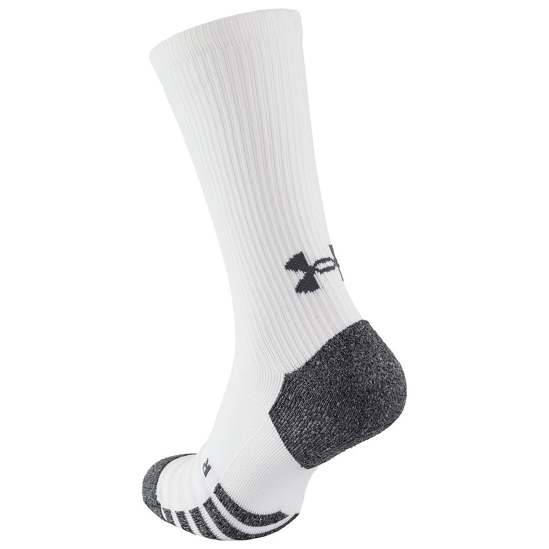 Under Armour Dry Mens White Grip Long Socks