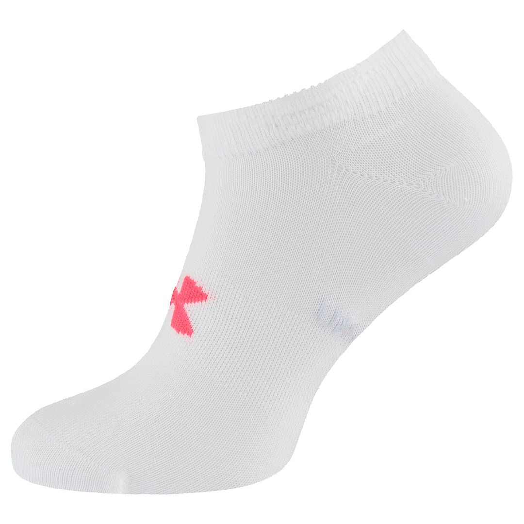 Under Armour 6-Pack No Show Womens White Golf Socks