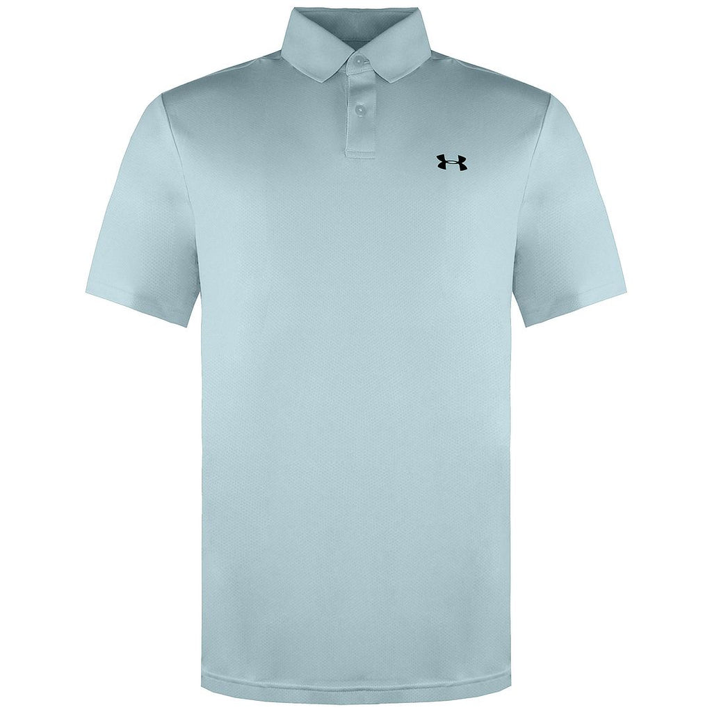 Under Armour Performance 2.0 Mens Blue Golf Polo Shirt