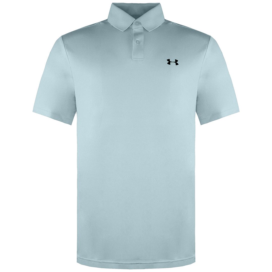 Under Armour Performance 2.0 Mens Blue Golf Polo Shirt