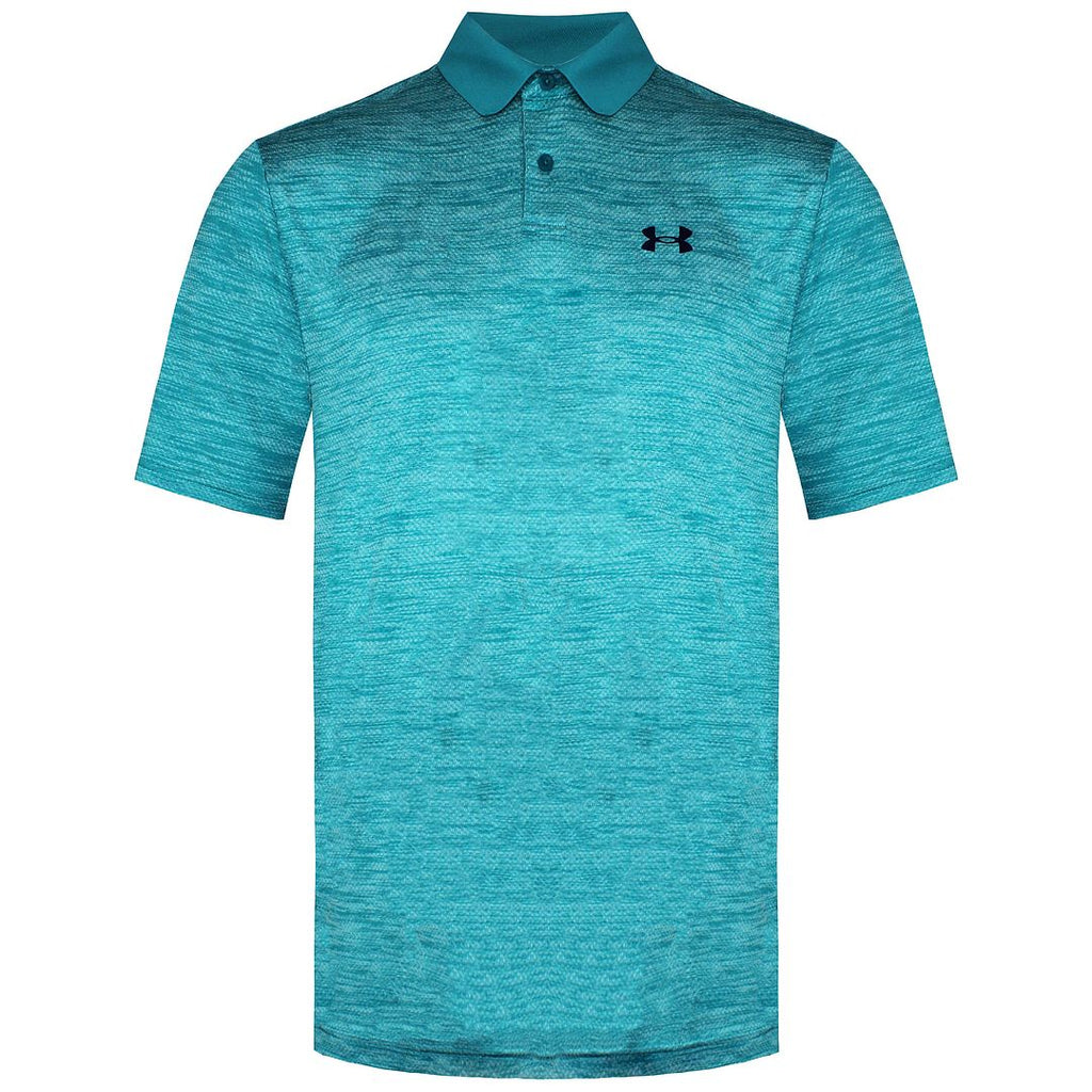 Under Armour Performance 2.0 Mens Teal Golf Polo Shirt