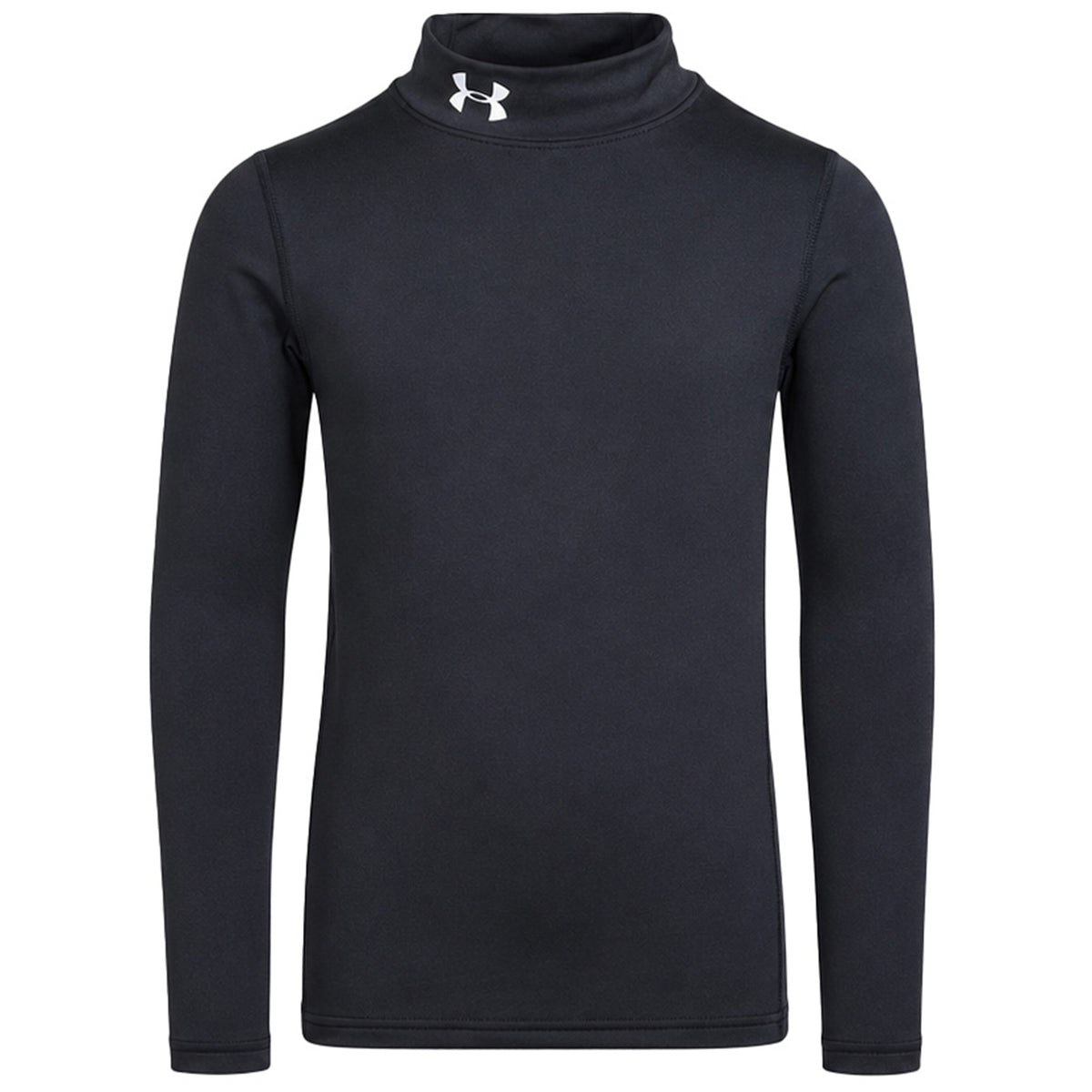 Under Armour ColdGear Mock Kids Black Top