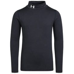Under Armour ColdGear Mock Kids Black Top