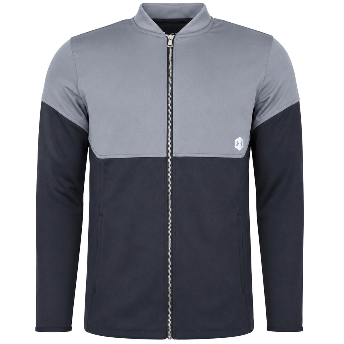 Under Armour Athlete Recovery Mens Grey/Black Track Jacket
