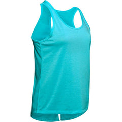Under Armour Whisperlight Tie Back Womens Blue Tank Top