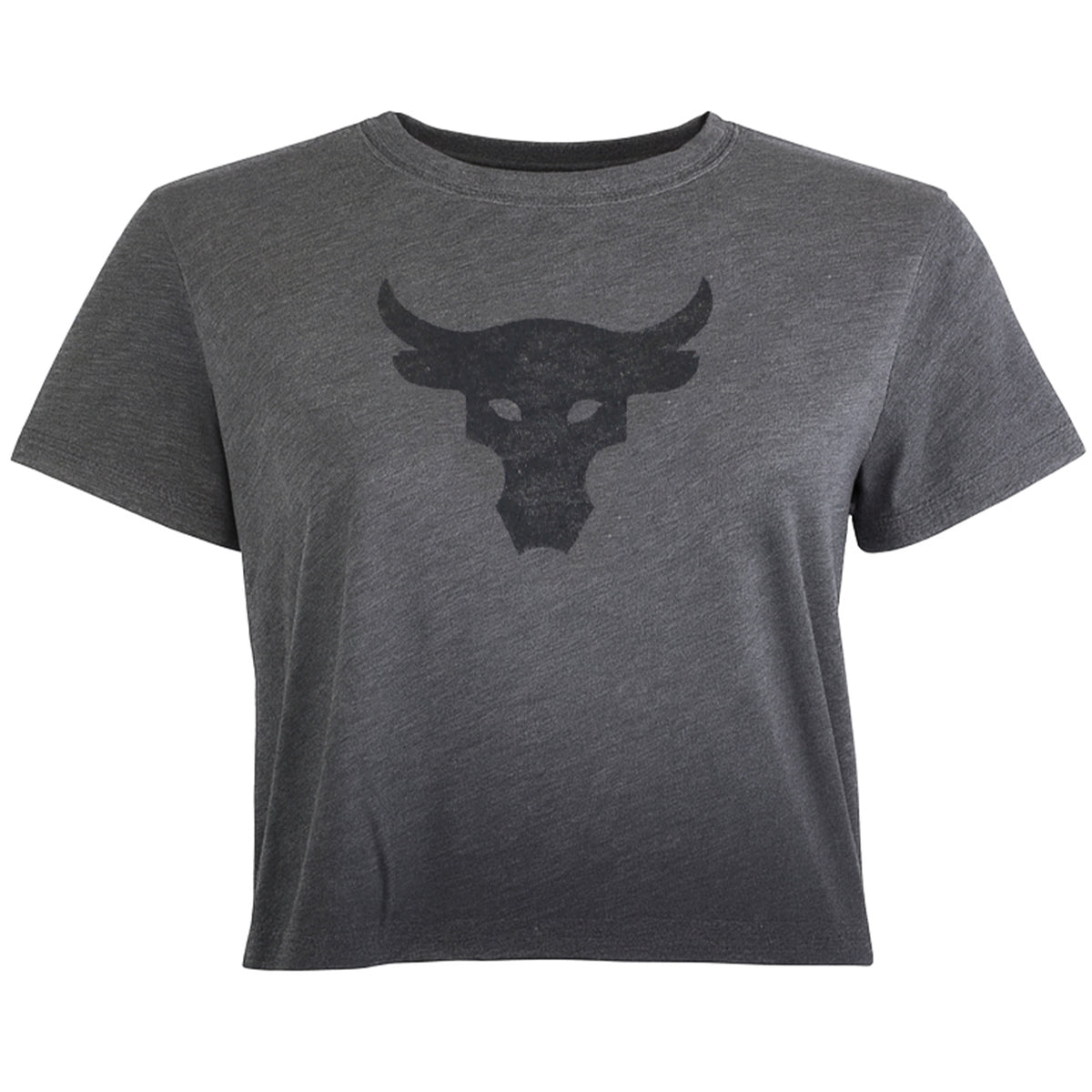 Under Armour x Project Rock Womens Grey Crop Top