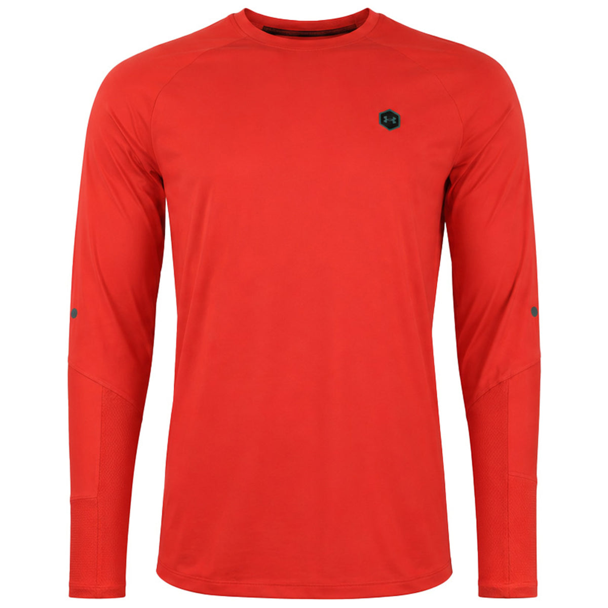 Under Armour ColdGear Rush Mock Mens Red Top