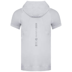 Under Armour Run Anywhere Mens Off White Hooded T-Shirt