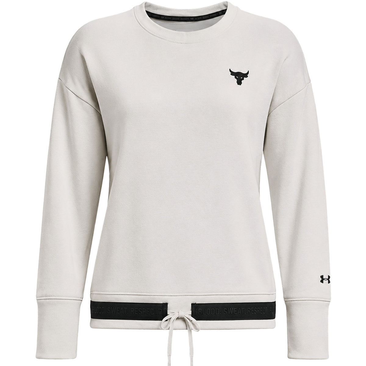 Under Armour x Project Rock Charged Womens Ecru Sweater