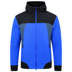 Under Armour Recover Fleece Mens Blue Track Jacket