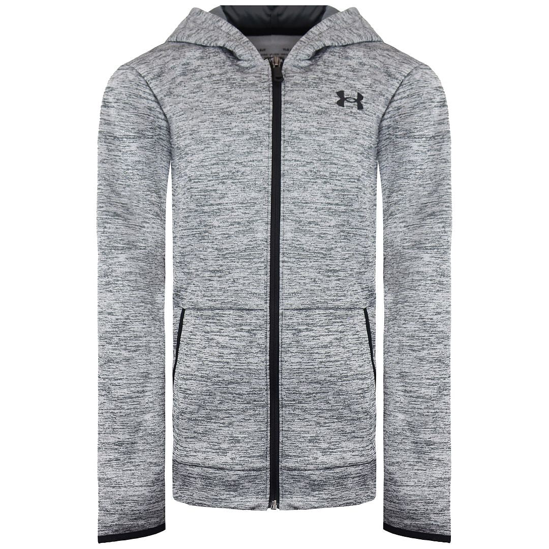 Under Armour Fleece Mens Grey Track Jacket