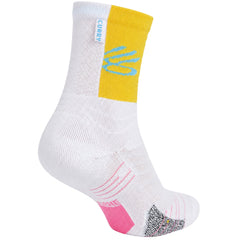 Under Armour 1-Pack Curry Playmaker Mid-Crew White Socks