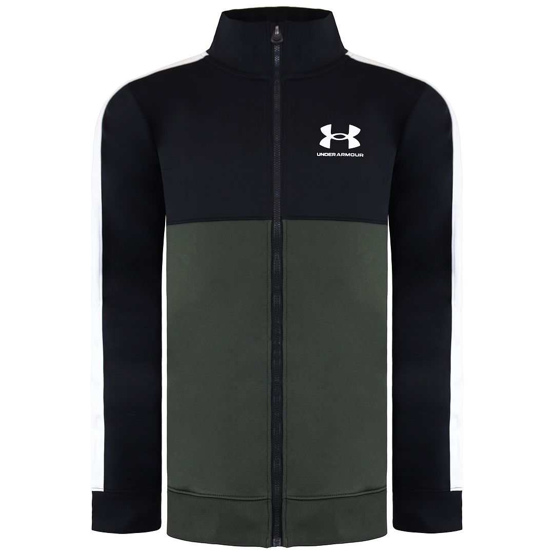 Under Armour CB Knit Kids Green Tracksuit