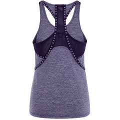 Under Armour Knockout Mesh Back Womens Purple Vest