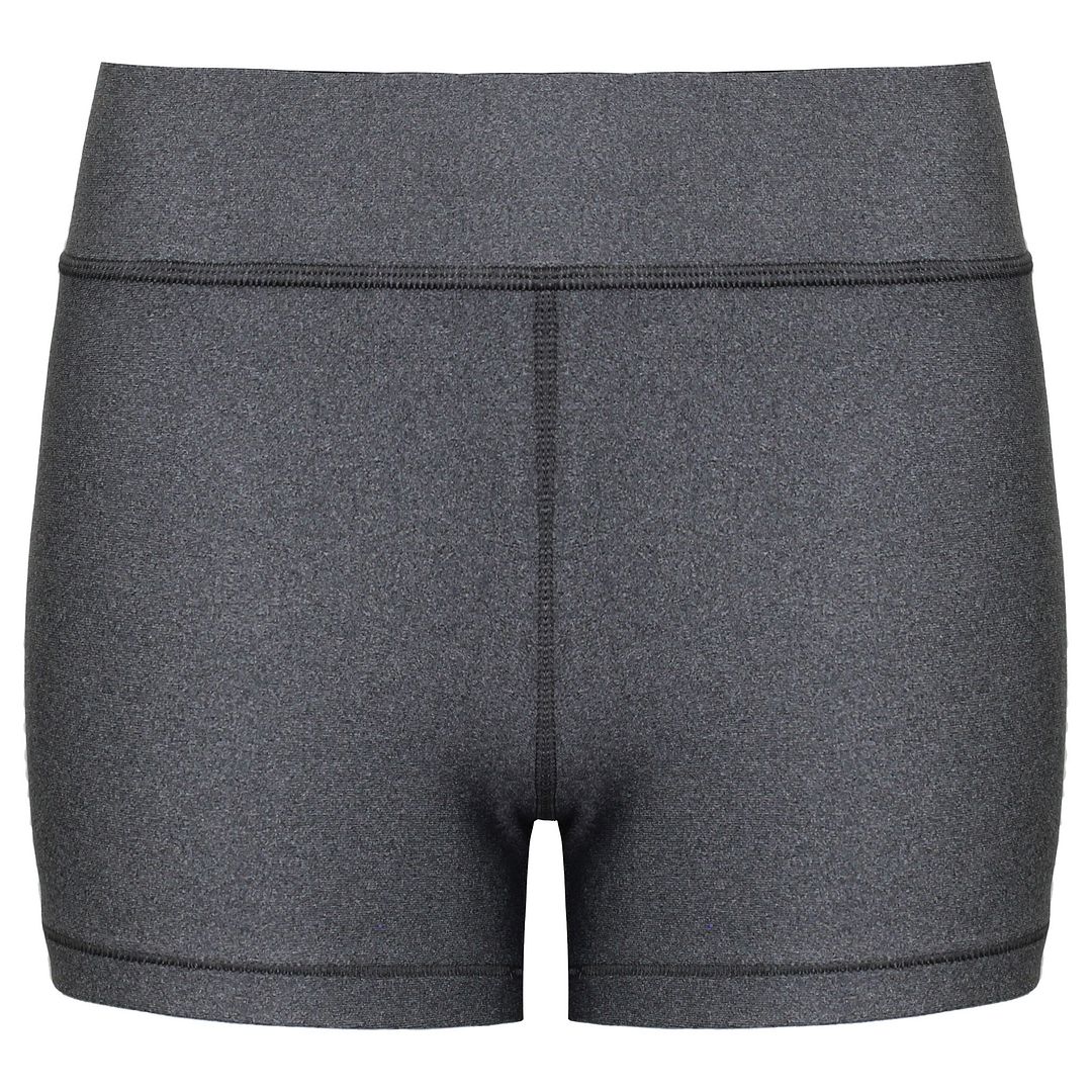 Under Armour HeatGear Mid-Rise Womens Grey Shorts