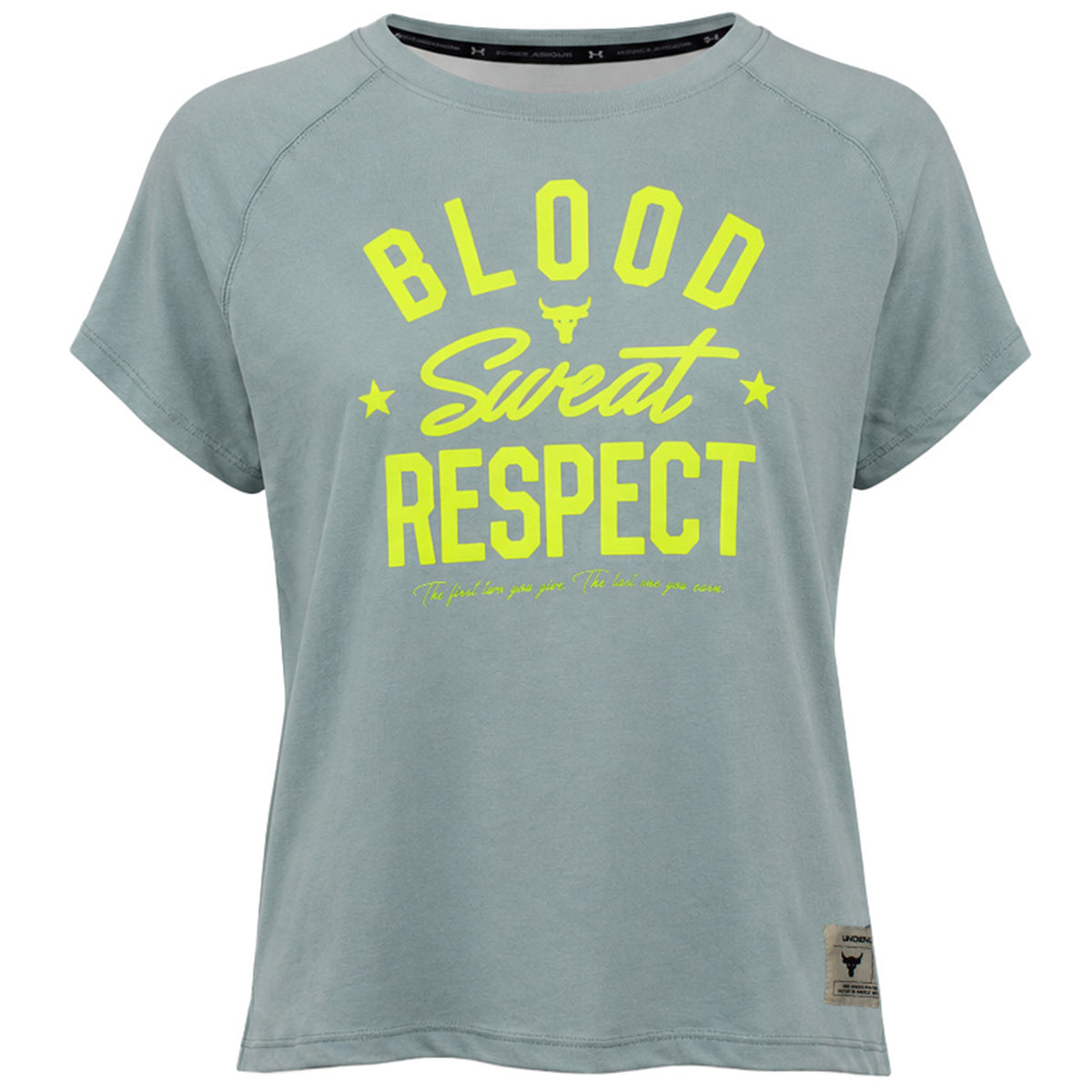 Under Armour x Project Rock BSR Womens Green T-Shirt