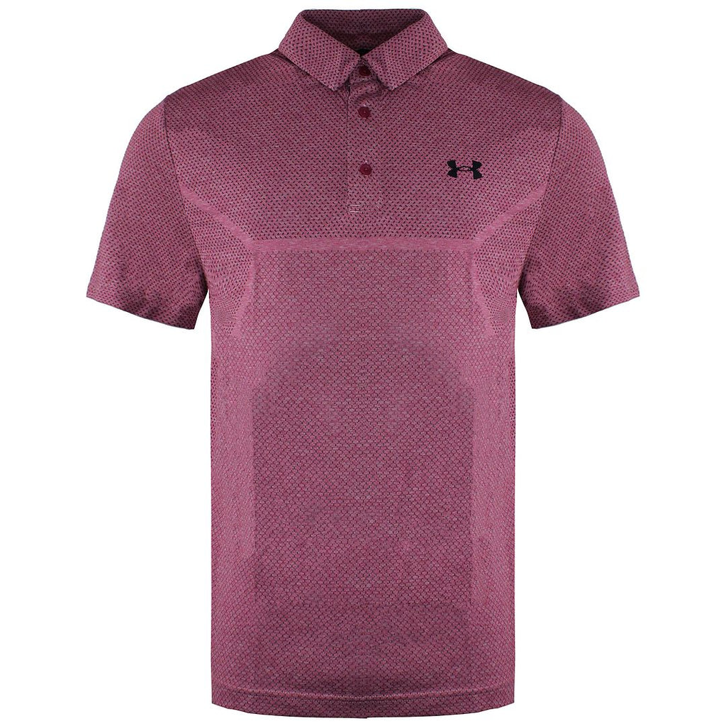 Under Armour Mens Pink Vanish Seamless Mapped Polo Shirt