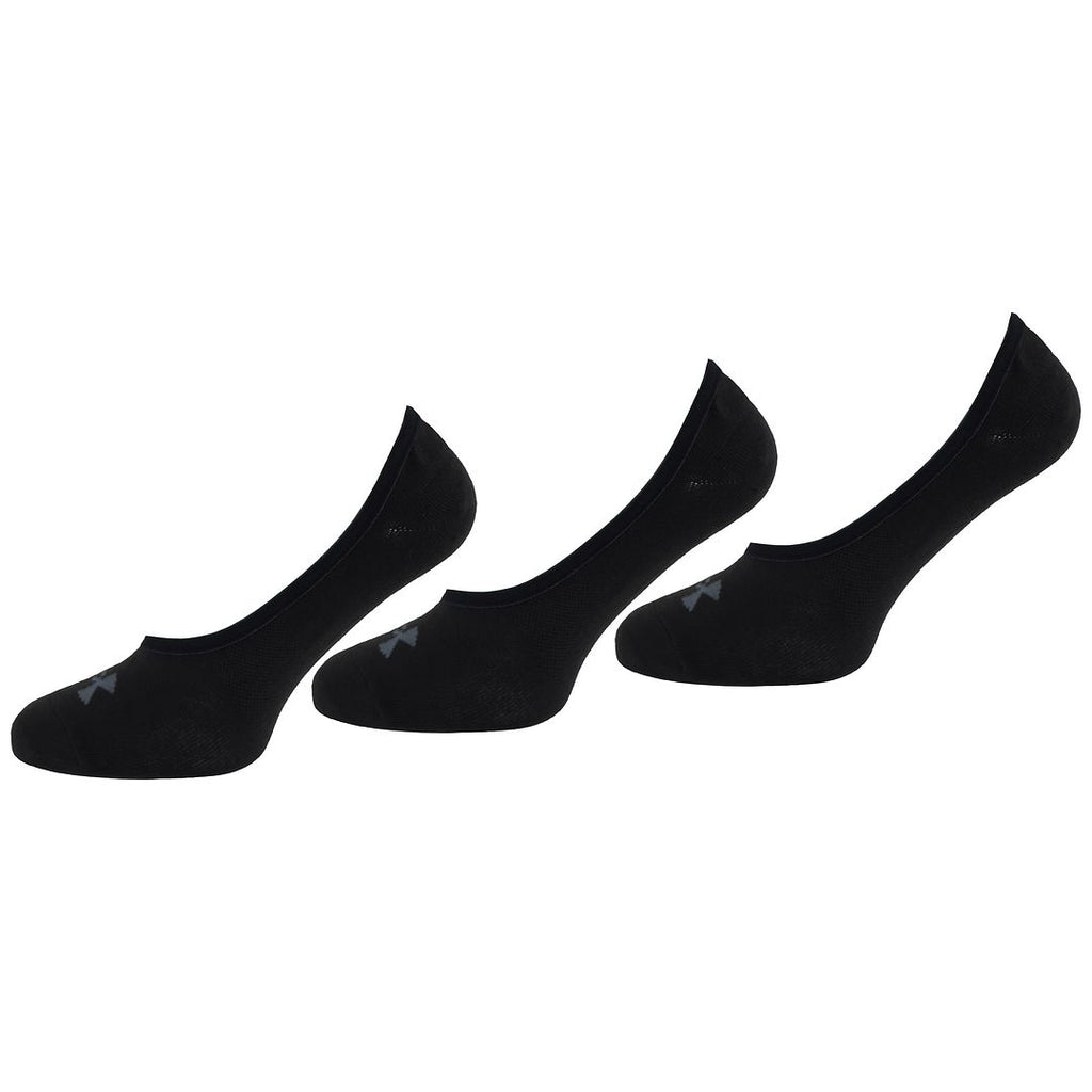 Under Armour 3-Pack Mens Black Ultra Low Socks