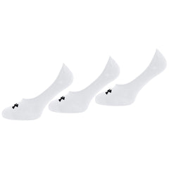 Under Armour 3-Pack Mens White Ultra Low Socks