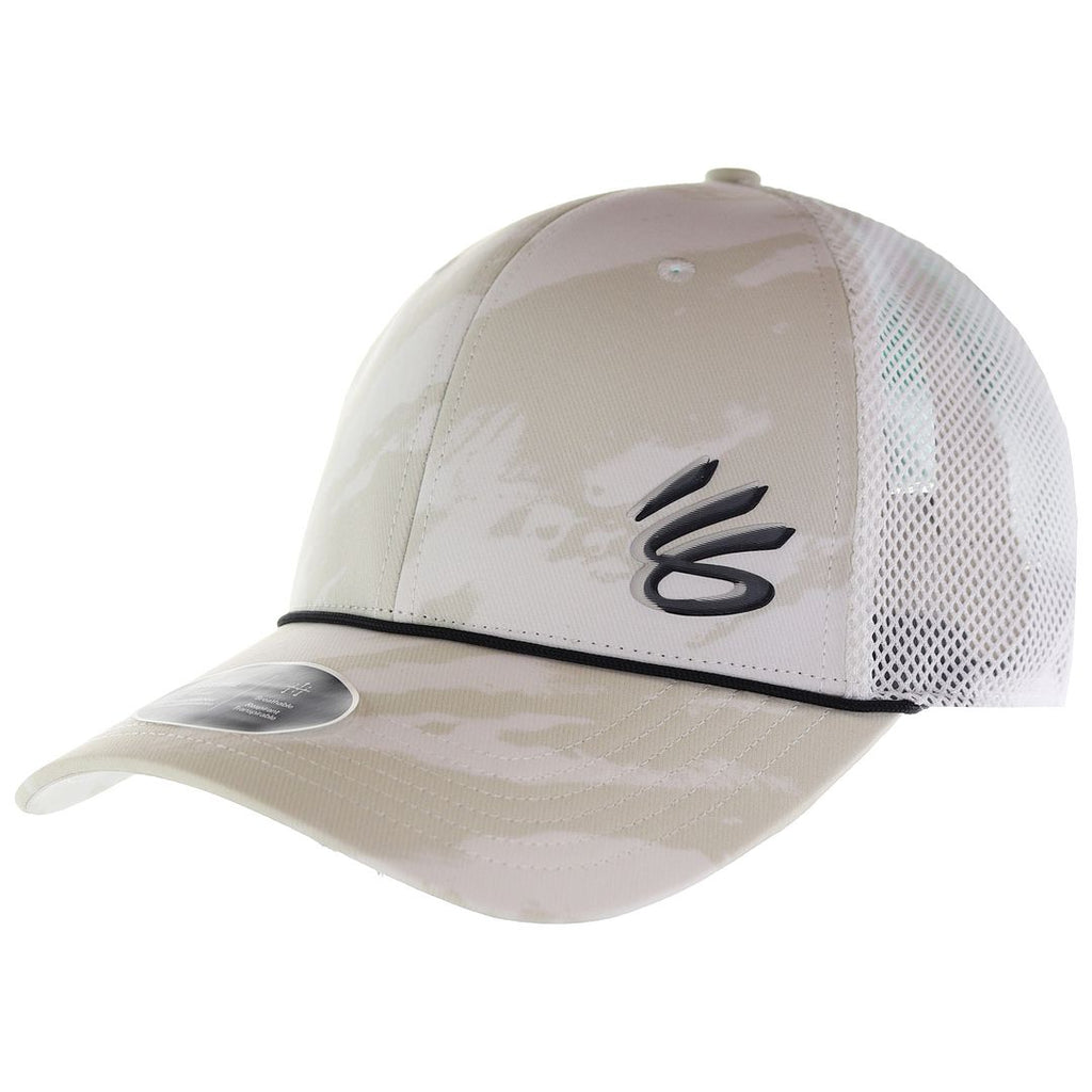 Under Armour Curry Mens White Golf Cap