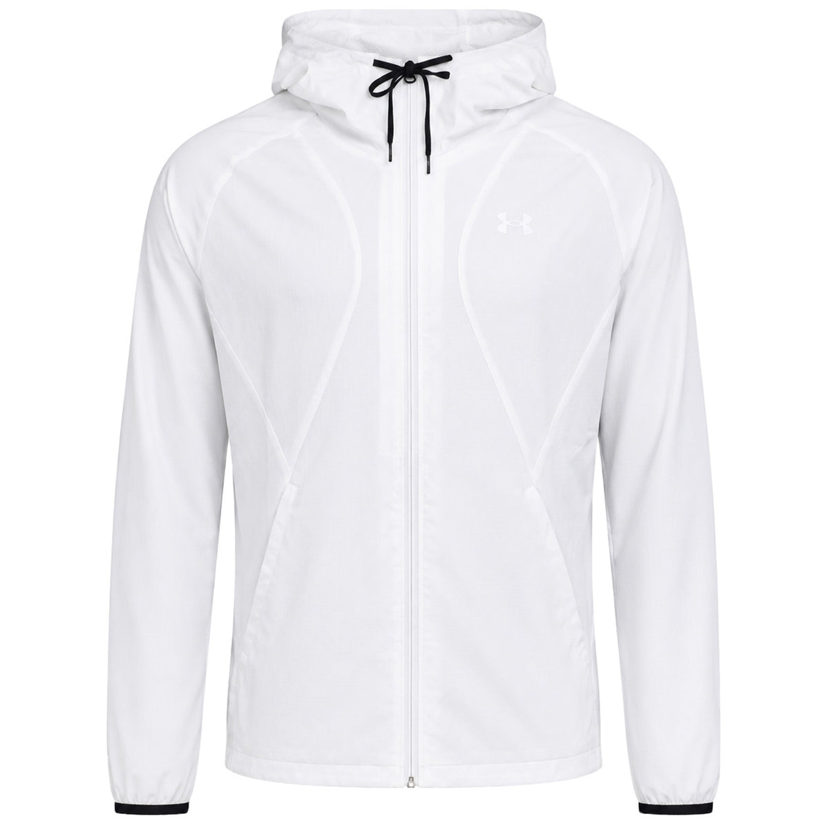Under Armour Woven Mens White Windbreaker Jacket