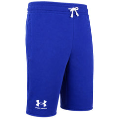 Under Armour Rival Terry Mens Blue Shorts