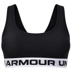 Under Armour Mid Crossback Womens Black Sports Bra