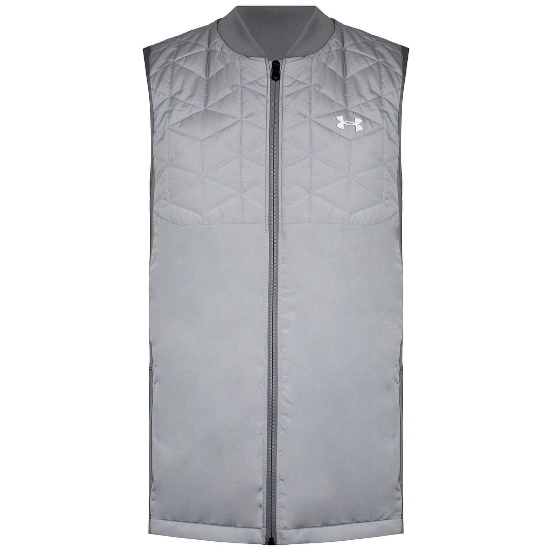 Under Armour Reactor Hybrid Mens Light Grey Golf Gilet