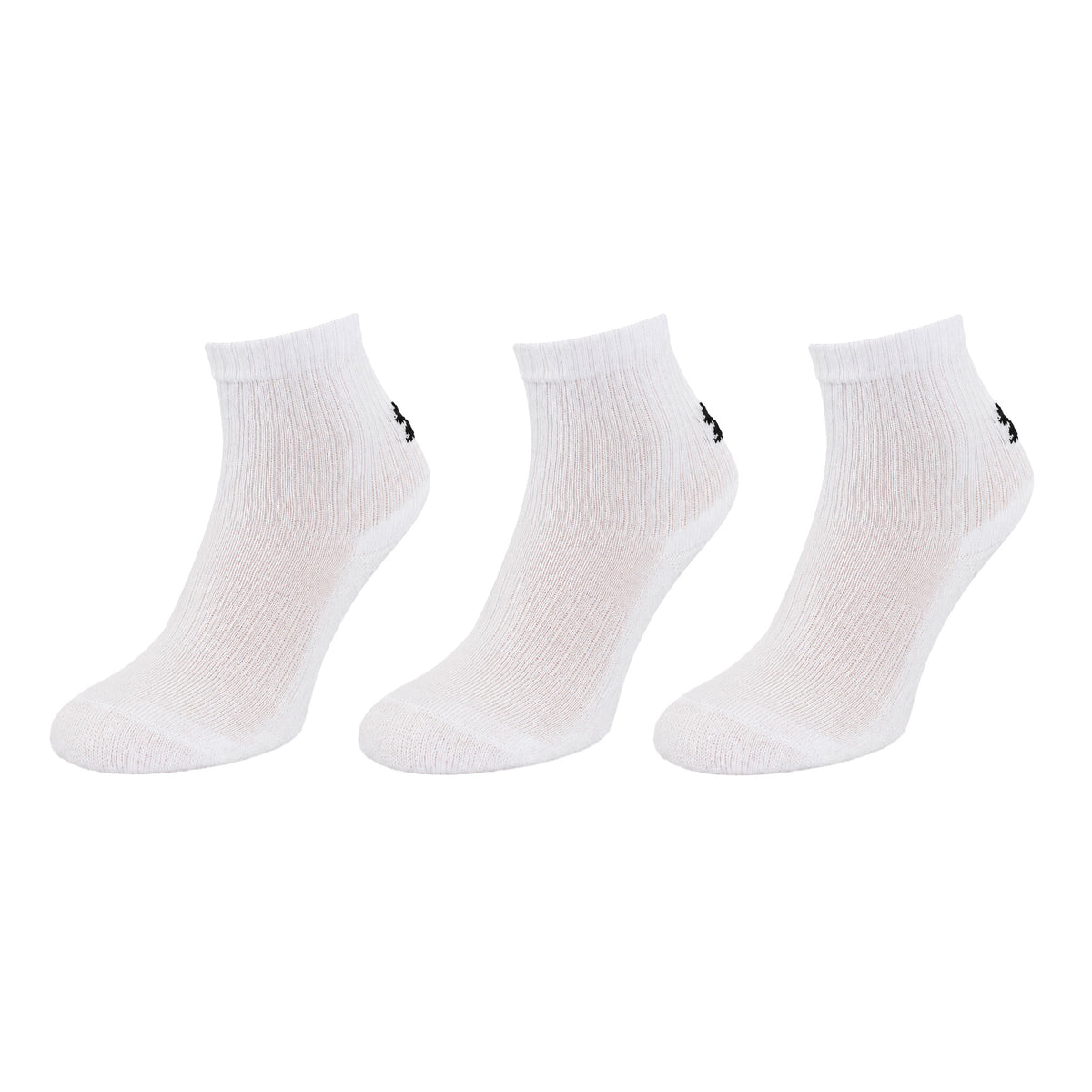 Under Armour 3-Pack Basic Kids White Socks