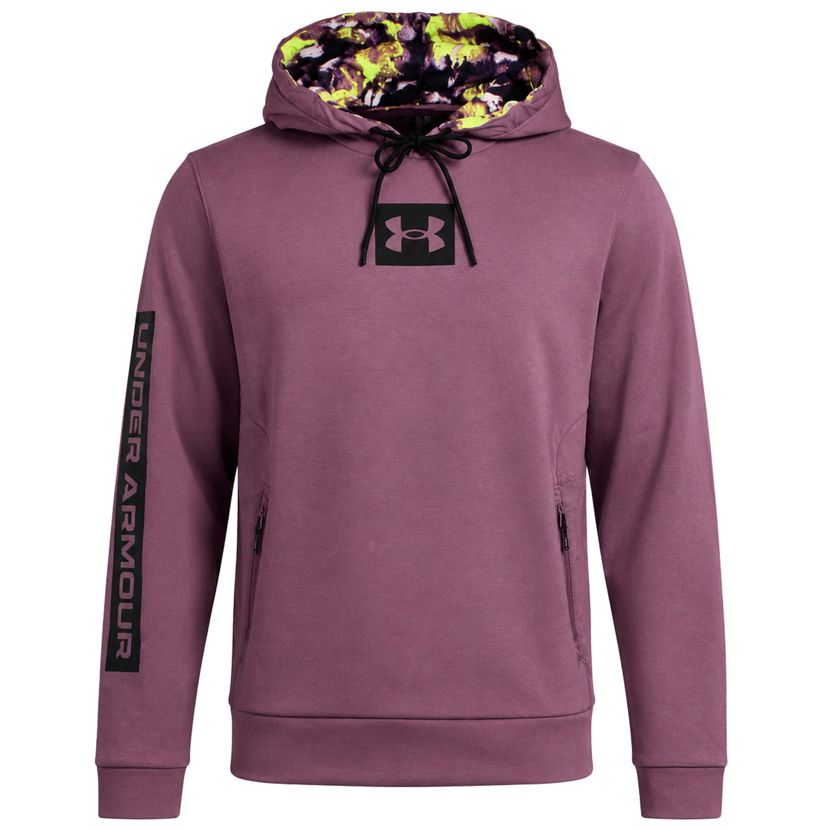 Under Armour Summit Knit Mens Purple Hoodie