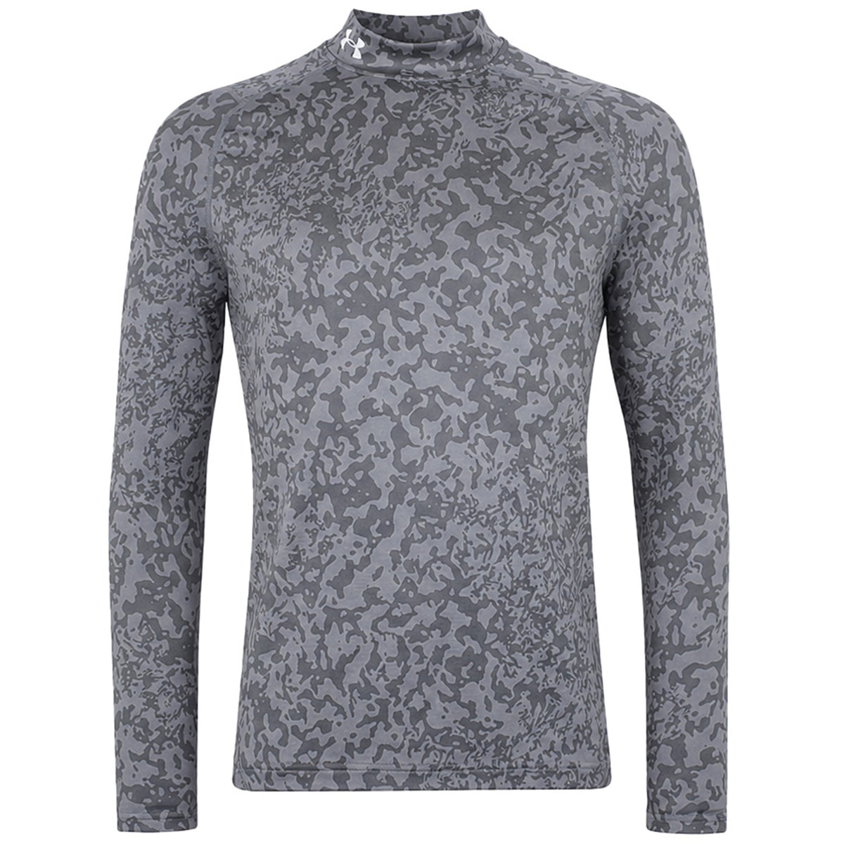 Under Armour ColdGear Infrared AOP Mens Grey Top