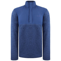 Under Armour Fleece Pile Mens Navy Golf Sweater