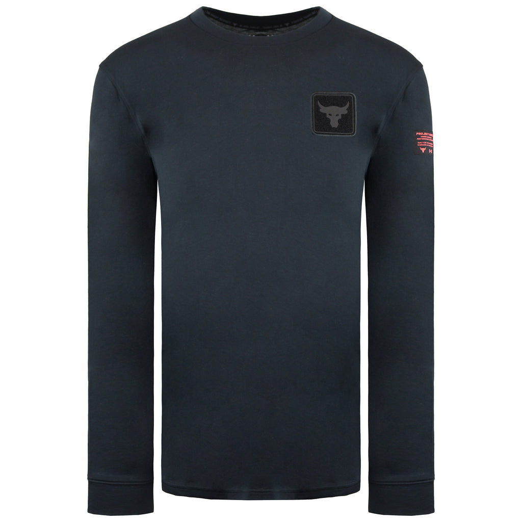 Under Armour Project Rock Heavyweight Mens Navy Top