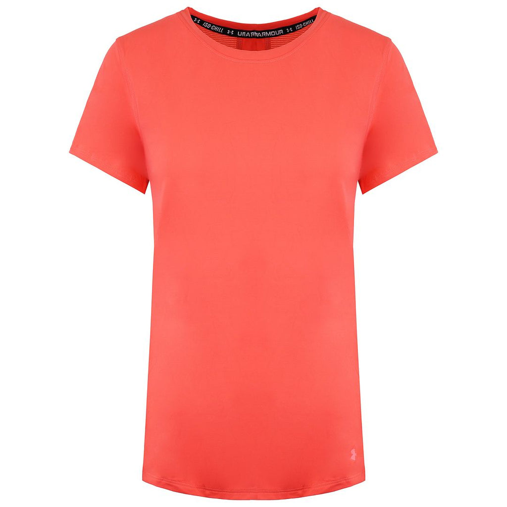 Under Armour IsoChill Run Laser Womens Orange T-Shirt