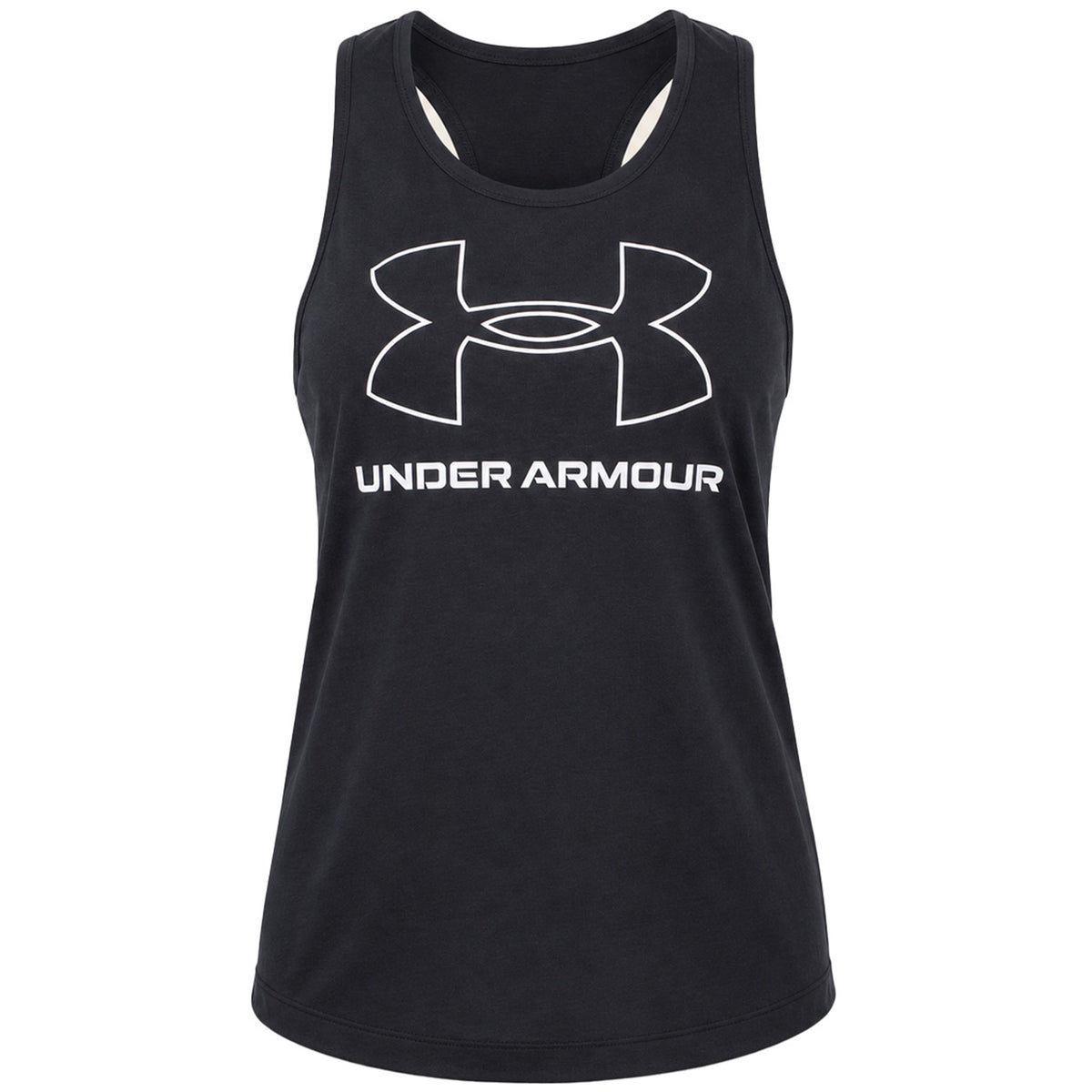 Under Armour Sportstyle Logo Womens Black Vest