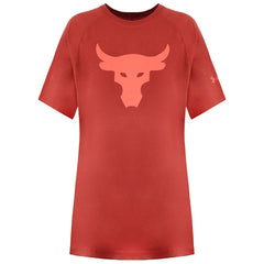 Under Armour Project Rock Womens Orange T-Shirt