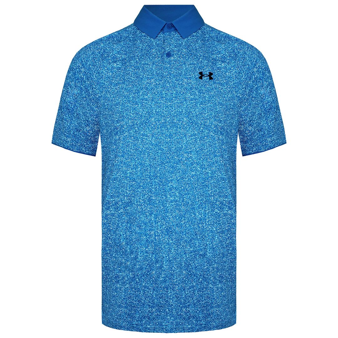 Under Armour Iso-Chill Mens Blue Polo Shirt