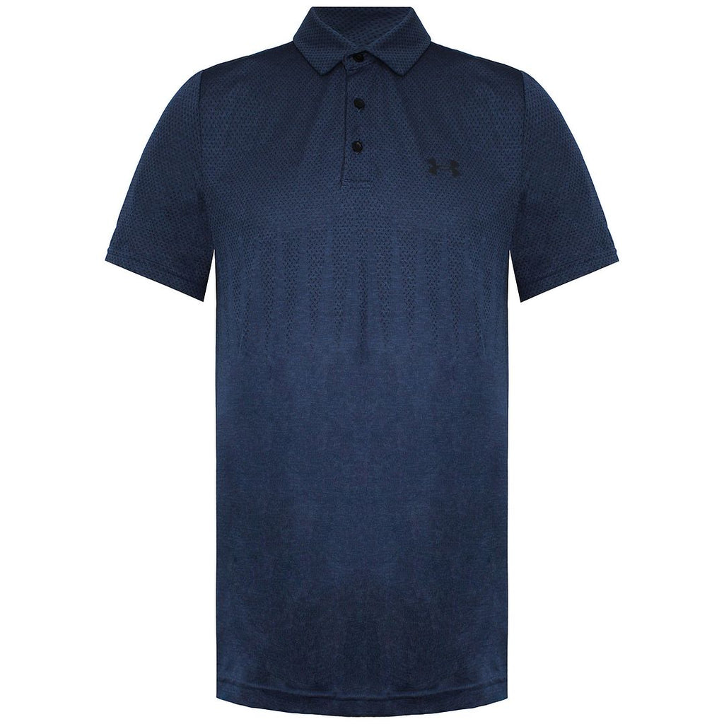 Under Armour Vanish Seamless Mens Navy Blue Polo Shirt