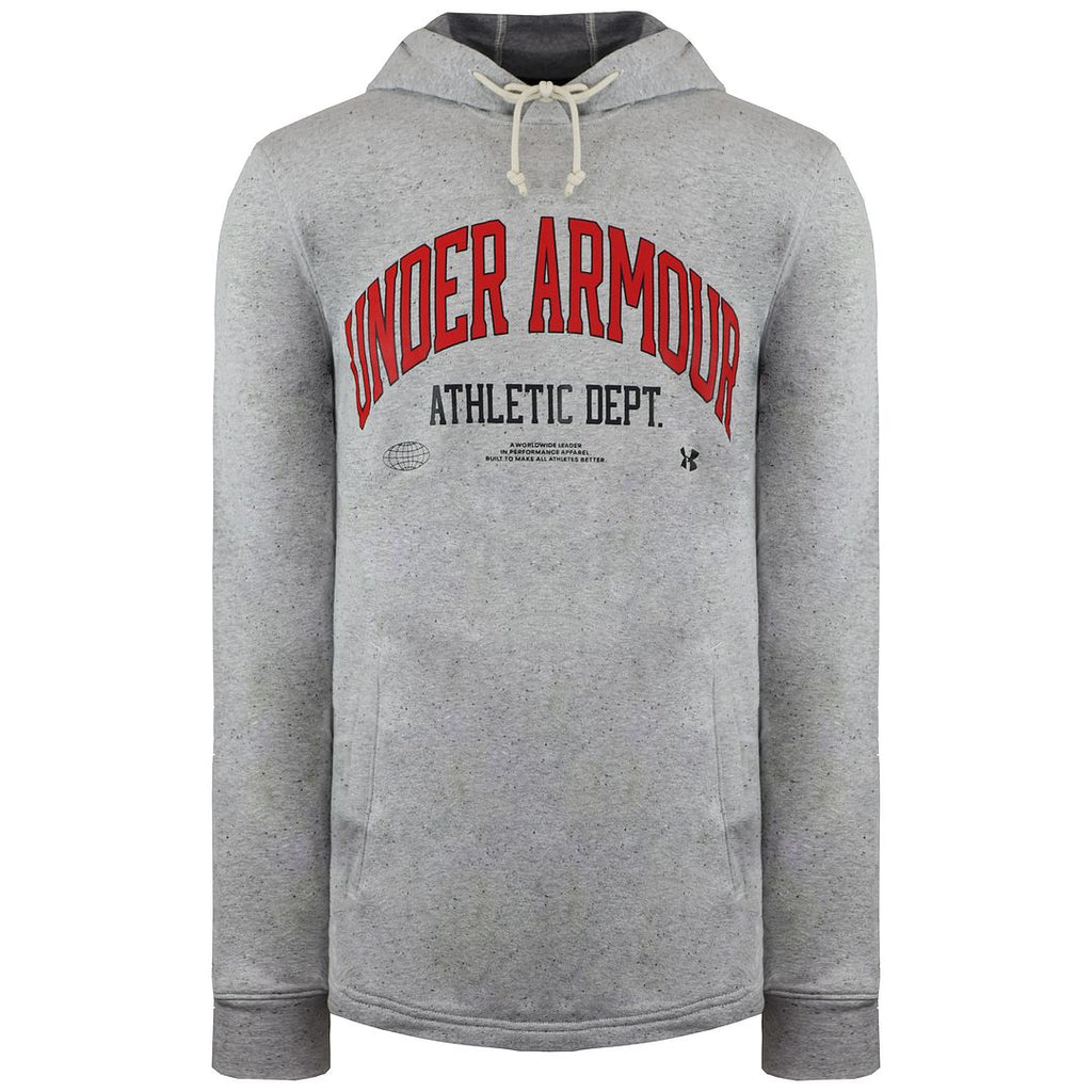 Under Armour Rival Terry Athletic Department Mens Grey Hoodie