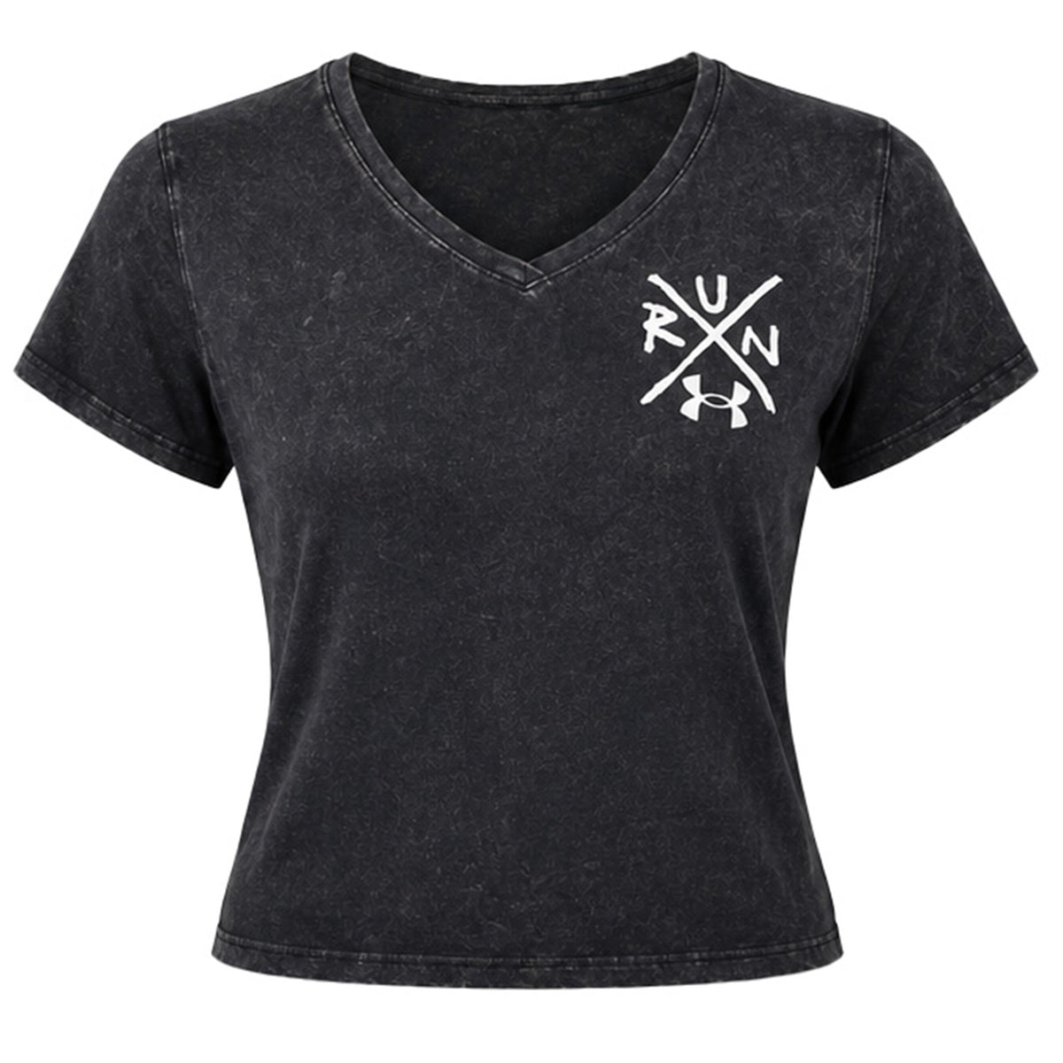 Under Armour Destroy All Miles Womens Black T-Shirt