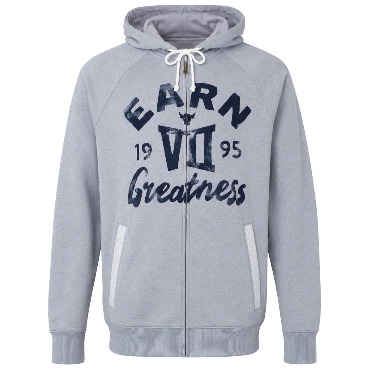 Under Armour x Project Rock Heavyweight Terry Mens Grey Track Jacket