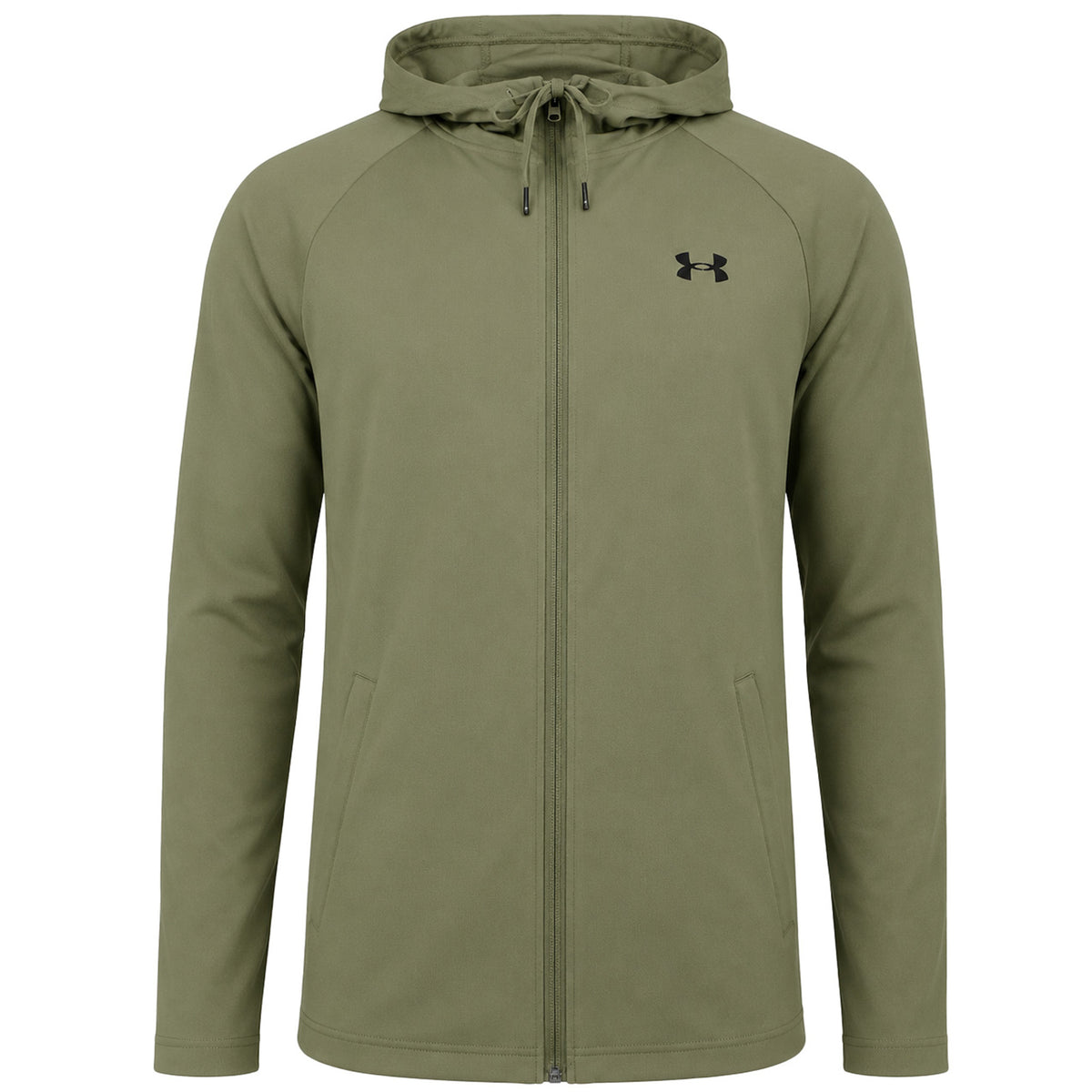 Under Armour Woven Perforated Mens Green Windbreaker Jacket