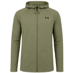 Under Armour Woven Perforated Mens Green Windbreaker Jacket