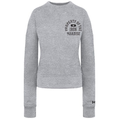 Under Armour Project Rock Womens Grey Fleece Sweater